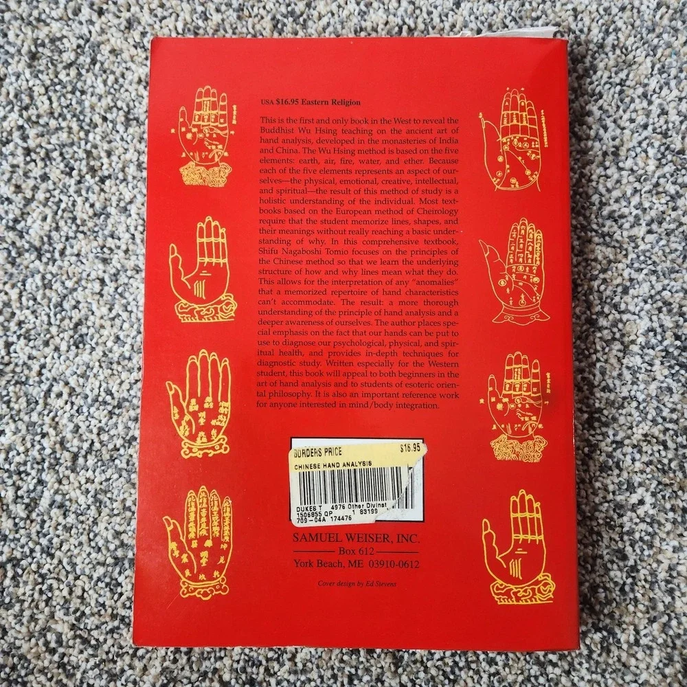 Chinese Hand Analysis: The Buddhist Wu Hsing Method of Understandin‎